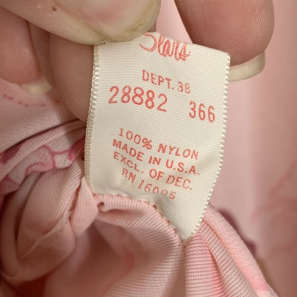 Sears Pink Patterned Robe - Picture 12 of 12